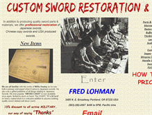 Tablet Screenshot of japanese-swords.com